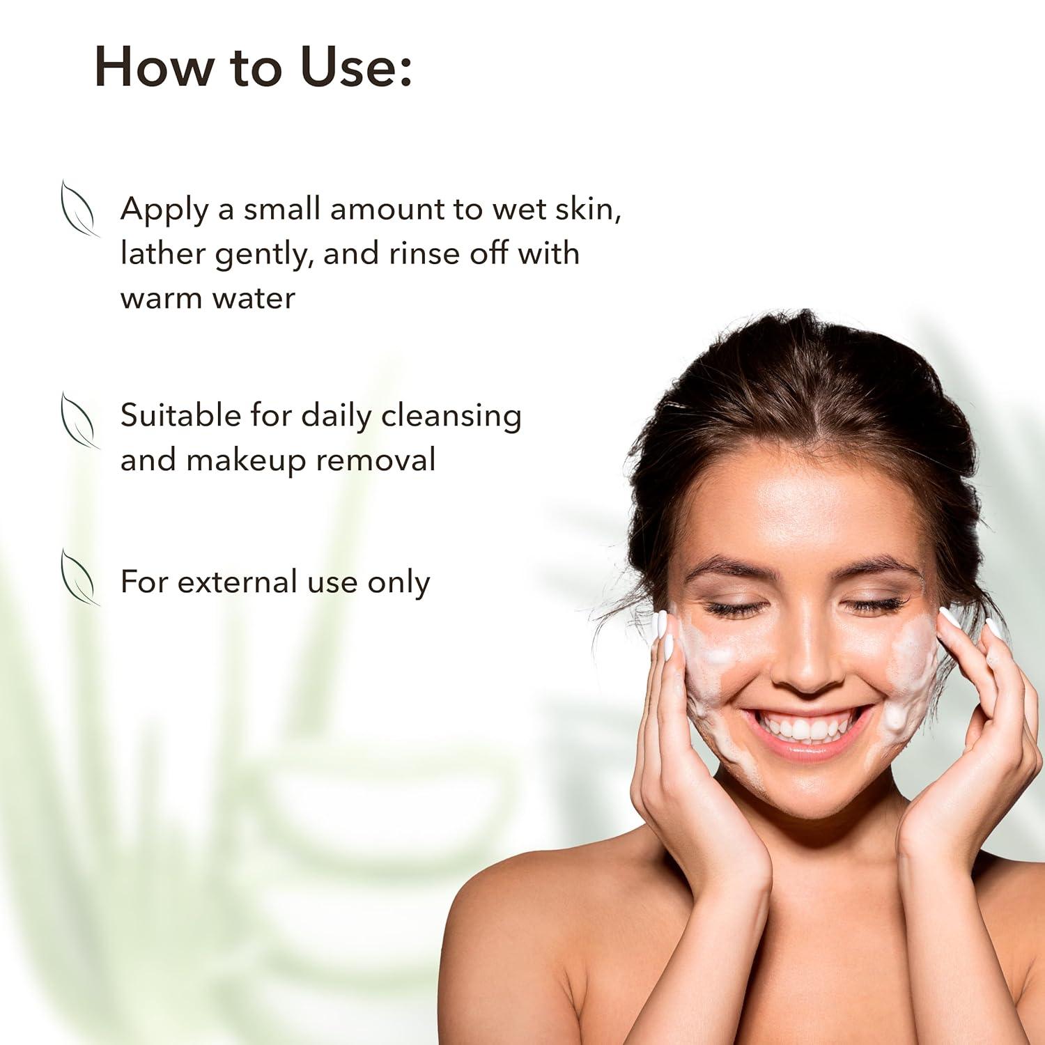Facial Foam Cleanser – Intense Hydration with Organic Aloe Vera