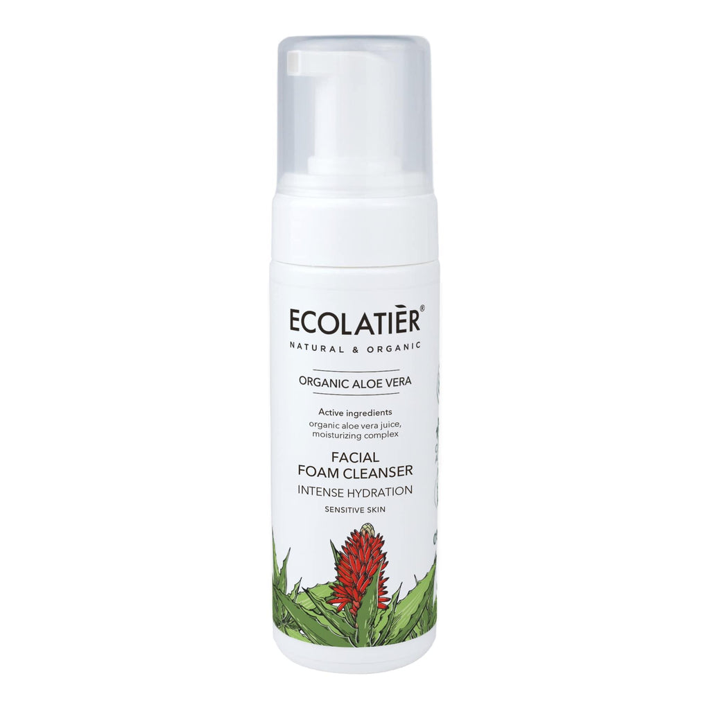 Facial Foam Cleanser – Intense Hydration with Organic Aloe Vera