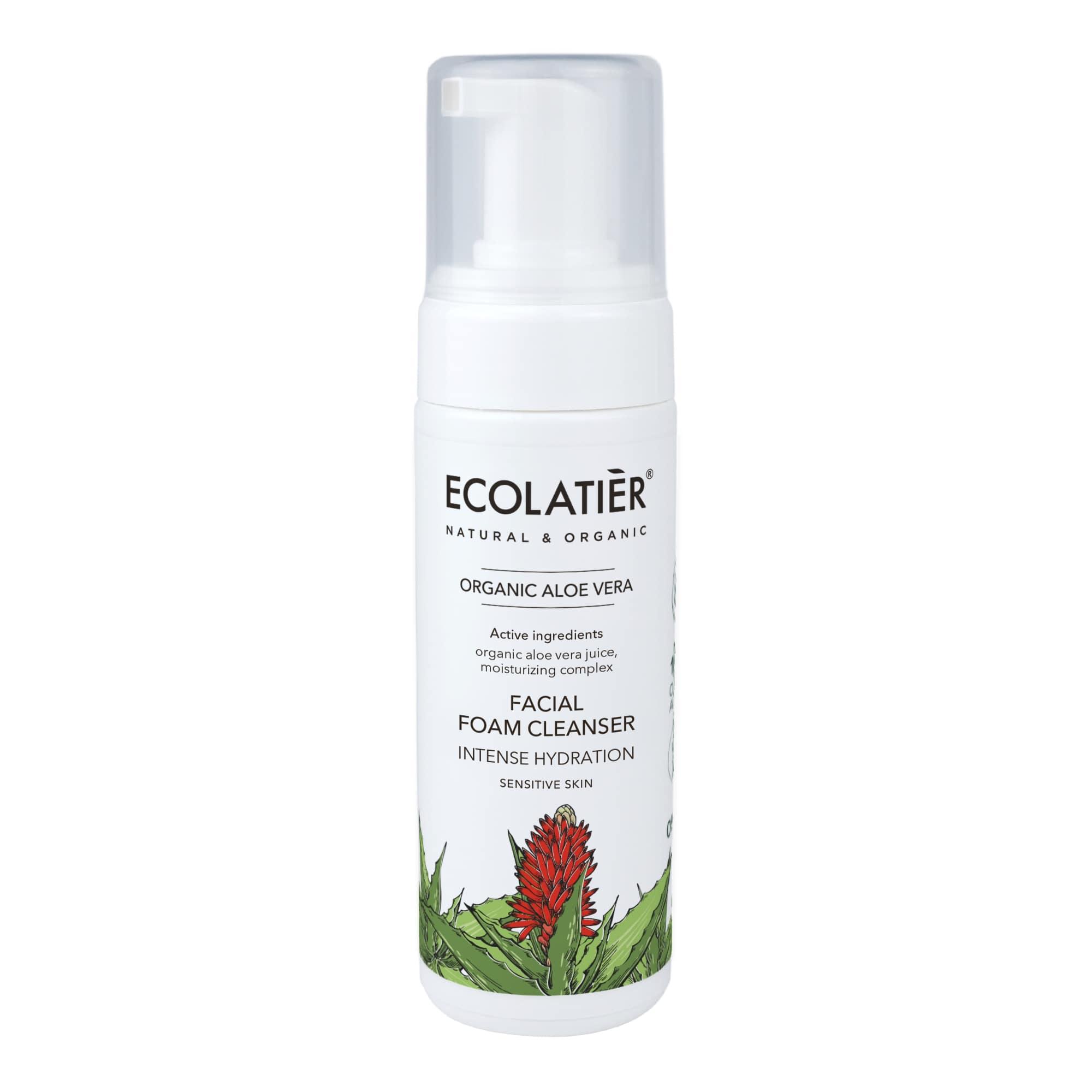 Facial Foam Cleanser – Intense Hydration with Organic Aloe Vera